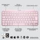 Logitech MX Keys Mini Teclado Inalámbrico Bluetooth Rosa