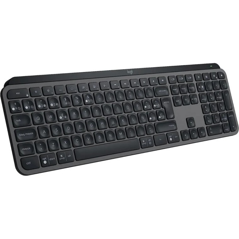 Logitech MX Keys S Teclado Inalámbrico Bluetooth de Perfil Bajo Grafito