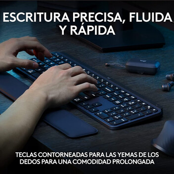 Logitech MX Keys S Teclado Inalámbrico Bluetooth de Perfil Bajo Grafito Logitech MX Keys S Teclado Inalámbrico Bluetooth de Perfil Bajo Grafito