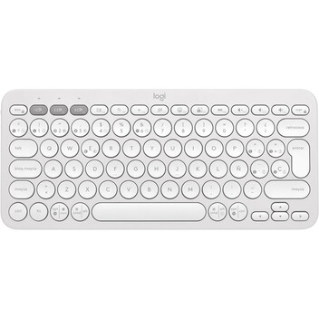 Logitech Pebble Keys 2 K380s Teclado Bluetooth Multidispositivo Blanco Logitech Pebble Keys 2 K380s Teclado Bluetooth Multidispositivo Blanco