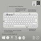 Logitech Pebble Keys 2 K380s Teclado Bluetooth Multidispositivo Blanco Logitech Pebble Keys 2 K380s Teclado Bluetooth Multidispositivo Blanco