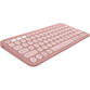 Logitech Pebble Keys 2 K380s Teclado Bluetooth Multidispositivo Rosa Logitech Pebble Keys 2 K380s Teclado Bluetooth Multidispositivo Rosa