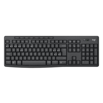 Teclado inalámbrico Logitech 920-012071 QWERTY Español grafito con ratón incluido