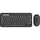 Logitech Pebble 2 Combo para macOS y PC Teclado + Ratón Inalámbrico Grafito Logitech Pebble 2 Combo para macOS y PC Teclado + Ratón Inalámbrico Grafito
