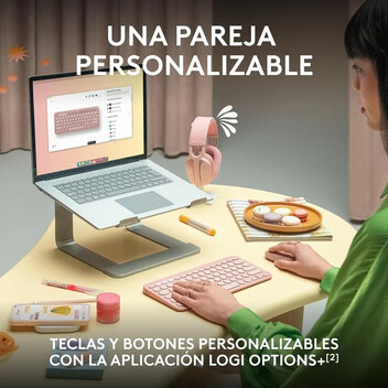 Logitech Pebble 2 Combo para macOS y PC Teclado + Ratón Inalámbrico Grafito Logitech Pebble 2 Combo para macOS y PC Teclado + Ratón Inalámbrico Grafito