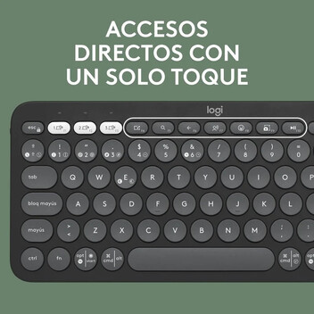 Logitech Pebble 2 Combo para macOS y PC Teclado + Ratón Inalámbrico Grafito Logitech Pebble 2 Combo para macOS y PC Teclado + Ratón Inalámbrico Grafito