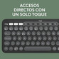 Logitech Pebble 2 Combo para macOS y PC Teclado + Ratón Inalámbrico Grafito Logitech Pebble 2 Combo para macOS y PC Teclado + Ratón Inalámbrico Grafito