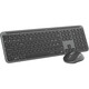 Logitech Signature Slim MK950 Combo Teclado Ratón Inalámbrico Grafito