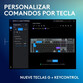 Logitech G915 X LIGHTSPEED Teclado Mecánico Gaming Inalámbrico GL Tactile PBT Negro