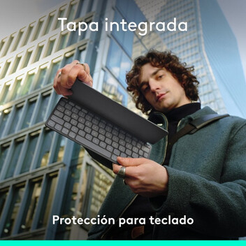 Logitech Keys-To-Go 2 para Apple Teclado Multidispositivo Inalámbrico Bluetooth Grafito