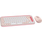 Logitech Pop Icon Combo Pack Teclado Ratón Inalámbrico Rosa