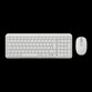 Teclado + ratón membrana Logitech MK250 Layout ES inalámbrico compacto blanco