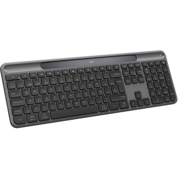 Teclado Inalámbrico Logitech Signature Slim Solar+ Layout ES Grafito Teclas Personalizables