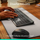 Teclado Inalámbrico Logitech Signature Slim Solar+ Layout ES Grafito Teclas Personalizables