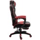 Vinsetto Silla Ergonómica con Reposapiés Roja/Negra Vinsetto Silla Ergonómica con Reposapiés Roja/Negra