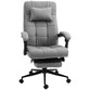 Vinsetto Silla De Oficina Reclinable Con Altura Ajustable 66x76x116-124 Cm Gris Vinsetto Silla De Oficina Reclinable Con Altura Ajustable 66x76x116-124 Cm Gris