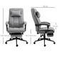 Vinsetto Silla De Oficina Reclinable Con Altura Ajustable 66x76x116-124 Cm Gris Vinsetto Silla De Oficina Reclinable Con Altura Ajustable 66x76x116-124 Cm Gris