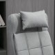 Vinsetto Silla De Oficina Reclinable Con Altura Ajustable 66x76x116-124 Cm Gris