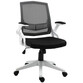 Vinsetto Silla de Oficina Reposabrazos Abatibles Negro/Blanco Vinsetto Silla de Oficina Reposabrazos Abatibles Negro/Blanco