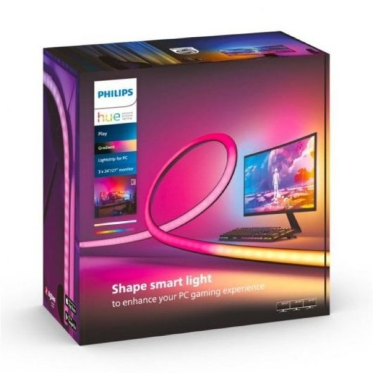 Philips Hue Play Gradient Lightstrip Tira LED para Monitor 24"/27"