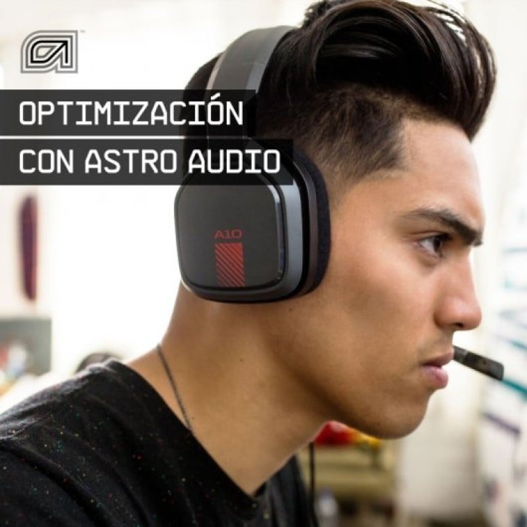 Astro A10 Auriculares Gaming Multiplataforma Gris/Rojo