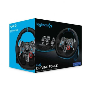 Logitech G29 Driving Force para PS5/PS4/PS3/PC Compatible con F1 23 & Gran Turismo 7 Volante
