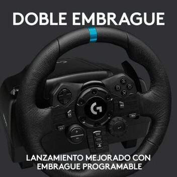 Logitech G923 Volante y Pedales para PS4/PS5/PC Compatible con F1 23 & Gran Turismo 7