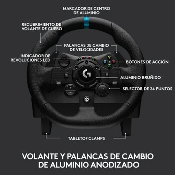 Logitech G923 Volante y Pedales para Xbox Series X|S/Xbox One/PC