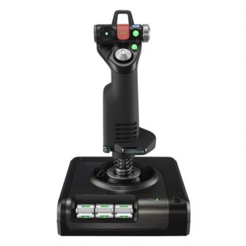 Logitech G Saitek X52 Pro Flight Control System Controlador Simulador de Vuelo Logitech G Saitek X52 Pro Flight Control System Controlador Simulador de Vuelo