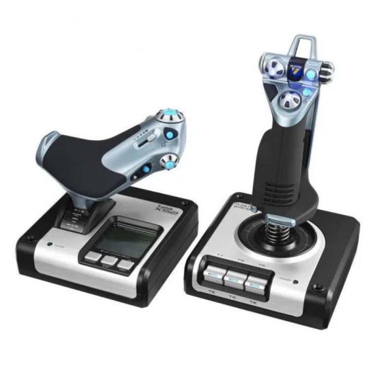 Logitech G Saitek X52 Flight Control System Sistema de Control de Vuelo