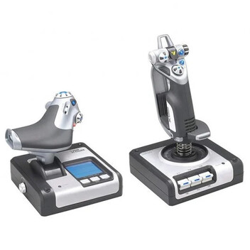 Logitech G Saitek X52 Flight Control System Sistema de Control de Vuelo Logitech G Saitek X52 Flight Control System Sistema de Control de Vuelo
