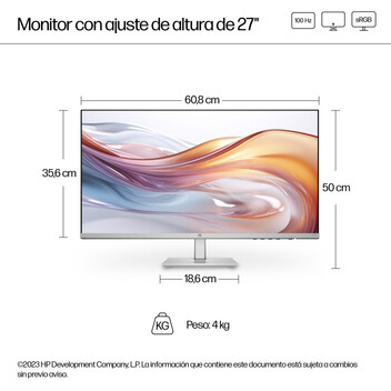 Monitor HP Series 5 527sh 27" LED IPS FullHD 100Hz Altura Ajustable