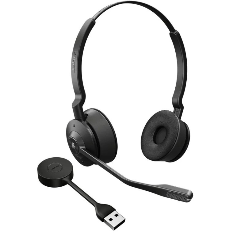 Jabra Engage 55 Stereo USB-A MT Auriculares Inalámbricos con Micrófono Negros