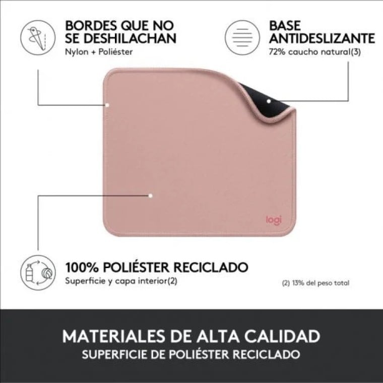 Logitech Studio Series Alfombrilla de Ratón Rosa