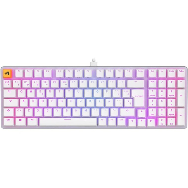 Glorious GMMK 2 96 Teclado Mecánico Gaming RGB Blanco