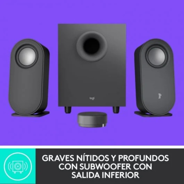 Logitech Z407 Bluetooth Altavoces para Ordenador con Subwoofer y Control Inalámbrico