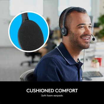 Auriculares Estéreo Logitech H111 Negro Auriculares Estéreo Logitech H111 Negro