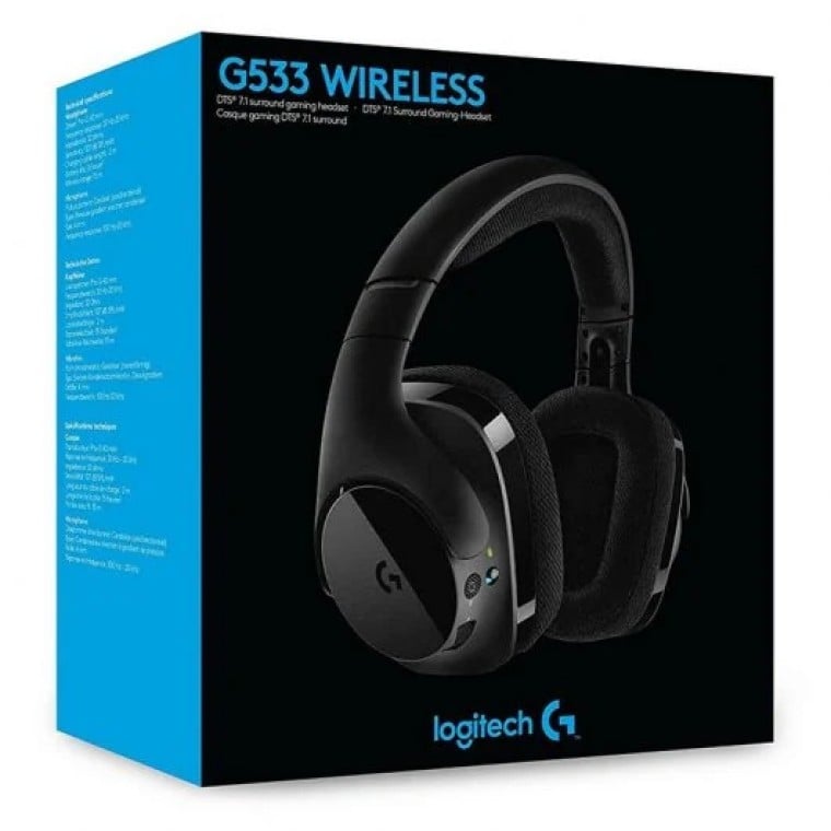 Logitech G533 Auriculares Gaming Inalámbricos DTS 7.1