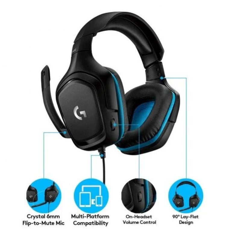 Logitech G432 Auriculares Gaming 7.1