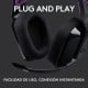 Logitech G535 Wireless Auriculares Gaming Inalámbricos Negros para PC/PS4/PS5