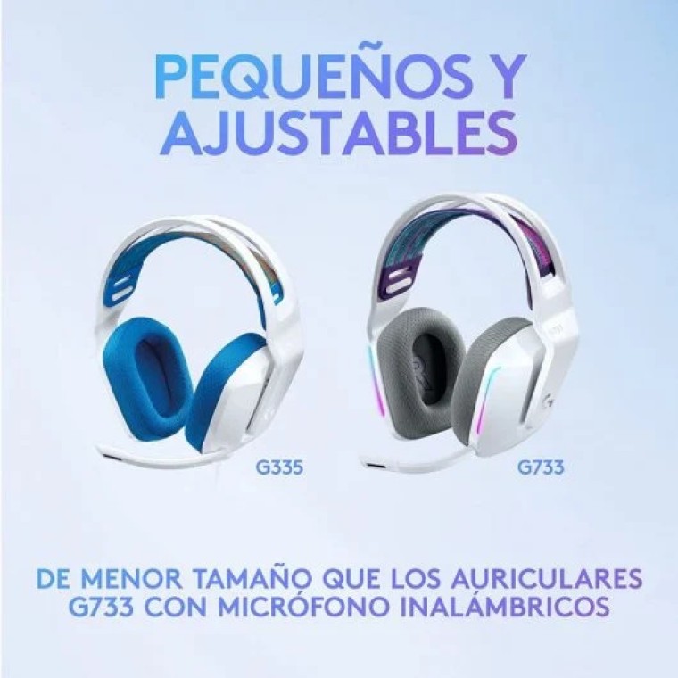 Logitech G335 Auriculares Gaming Blancos