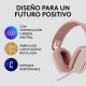 Logitech Zone Vibe 100 Auriculares Inalámbricos Rosas