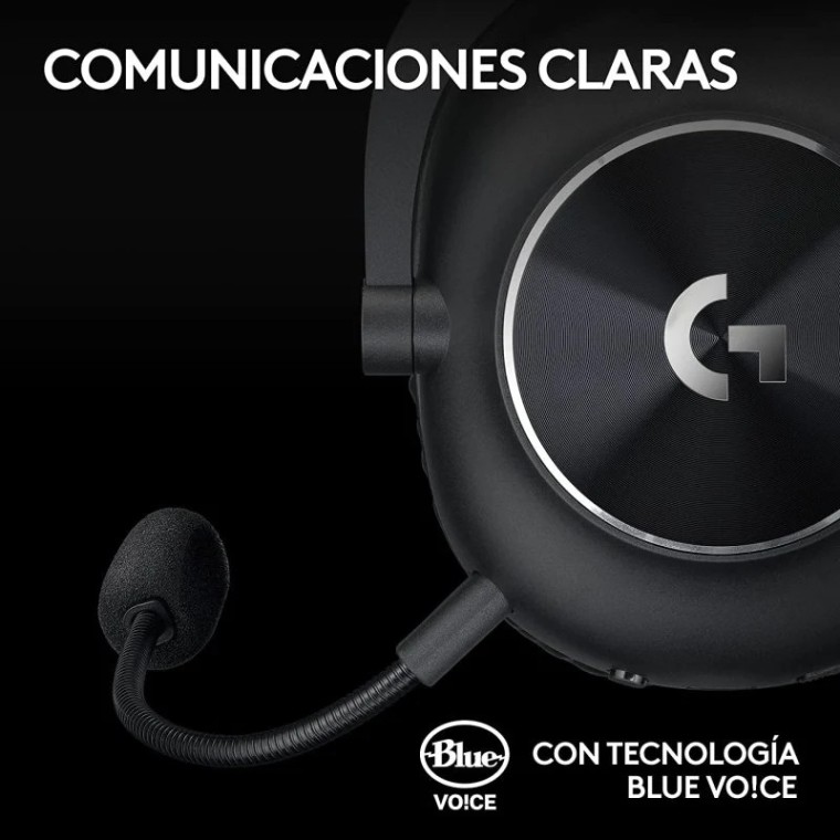 Logitech G PRO X 2 LIGHTSPEED Auriculares Inalámbricos Bluetooth Gaming Negros