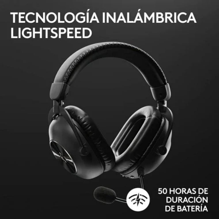 Logitech G PRO X 2 LIGHTSPEED Auriculares Inalámbricos Bluetooth Gaming Magenta