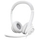 Logitech H390 Auriculares con Cable y Supresión de Ruido funciona con Chromebook Blancos
