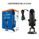 Blue Microphones Yeti Micrófono USB Negro para Grabación y Transmisión en PC