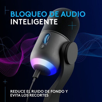 Logitech G Yeti GX Micrófono de Superficie Negro Logitech G Yeti GX Micrófono de Superficie Negro