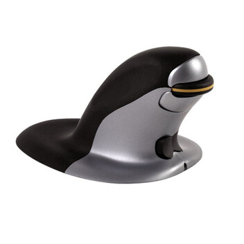 Fellowes Penguin M Ratón Vertical Inalámbrico 1200DPI Gris Fellowes Penguin M Ratón Vertical Inalámbrico 1200DPI Gris