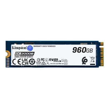 Disco Duro Kingston 960GB SSD NVMe 7000MB/s DC2000B M.2 + Protección PLP Heatsink