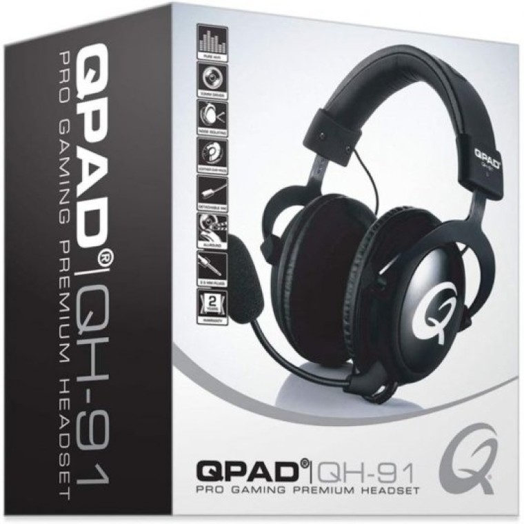 Qpad QH-91 Auriculares Gaming Negros